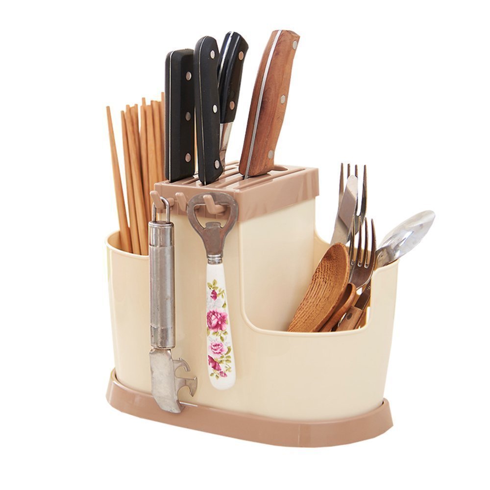 Kitchen Draining Rack Storage Tools Spoons, Knife & Other Kitchen Cutlery Storage Tools Holder Stand