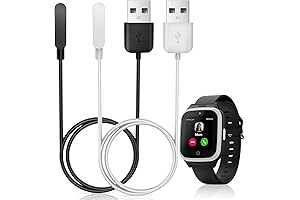 Magnetic Charger Compatible with Cosmo JrTrack/Cosmo JrTrack 2 Kid’s Smartwatch, 2-Pack