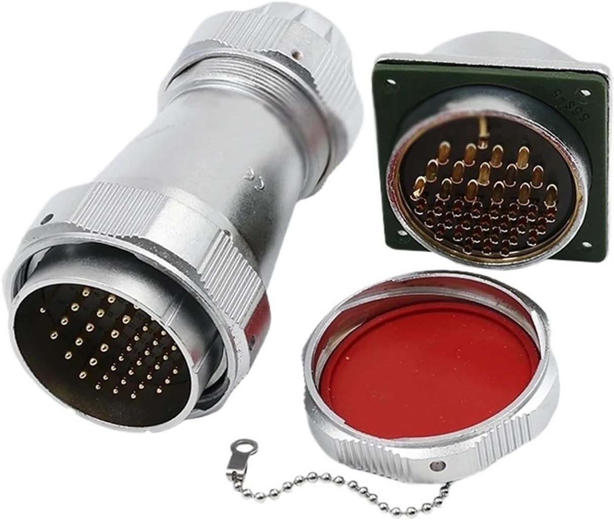 WY55 TE+Z M55 Waterproof Industrial Connector 4 7 40 53 61 Pin LED Light Display Solar Panel Adapter Car System(40Pin)