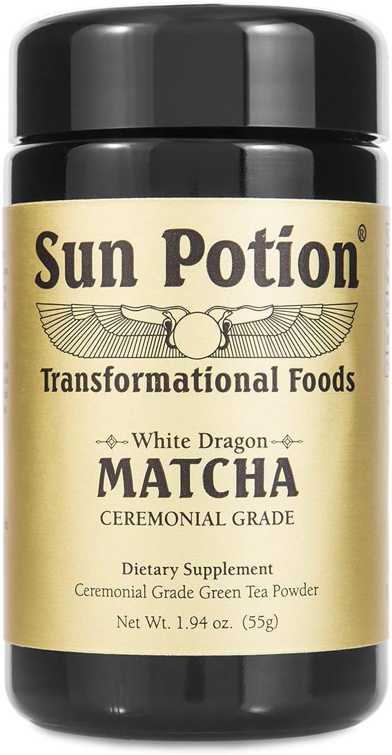 Sun Potion White Dragon Matcha - Ceremonial Grade Green Tea Powder (55g)