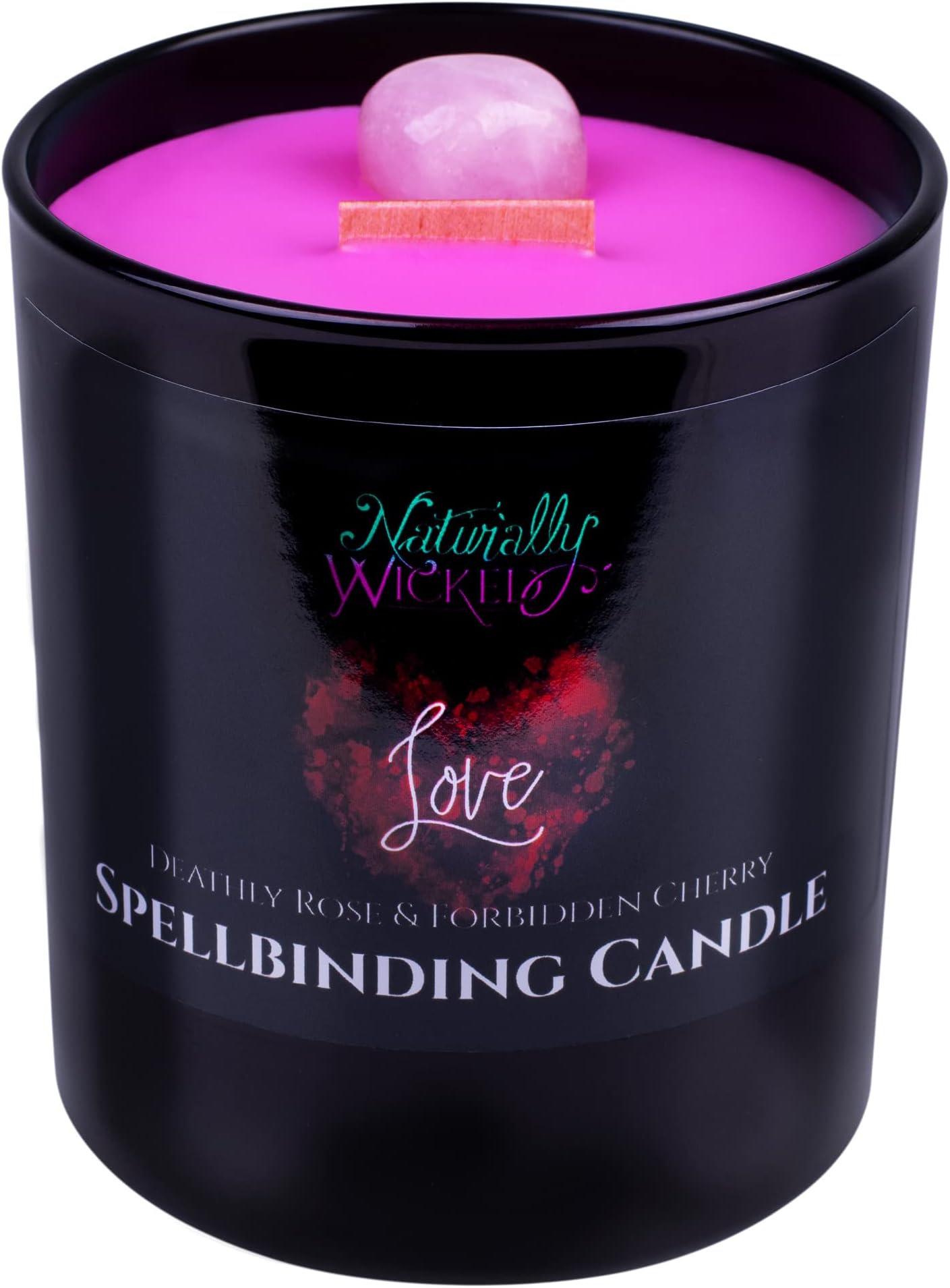 Naturally Wicked® Spellbinding Love Candle | Cast Your Own Love Spell | Natural, Vegan & Cruelty Free Soy Wax | Perfect Lover Gift