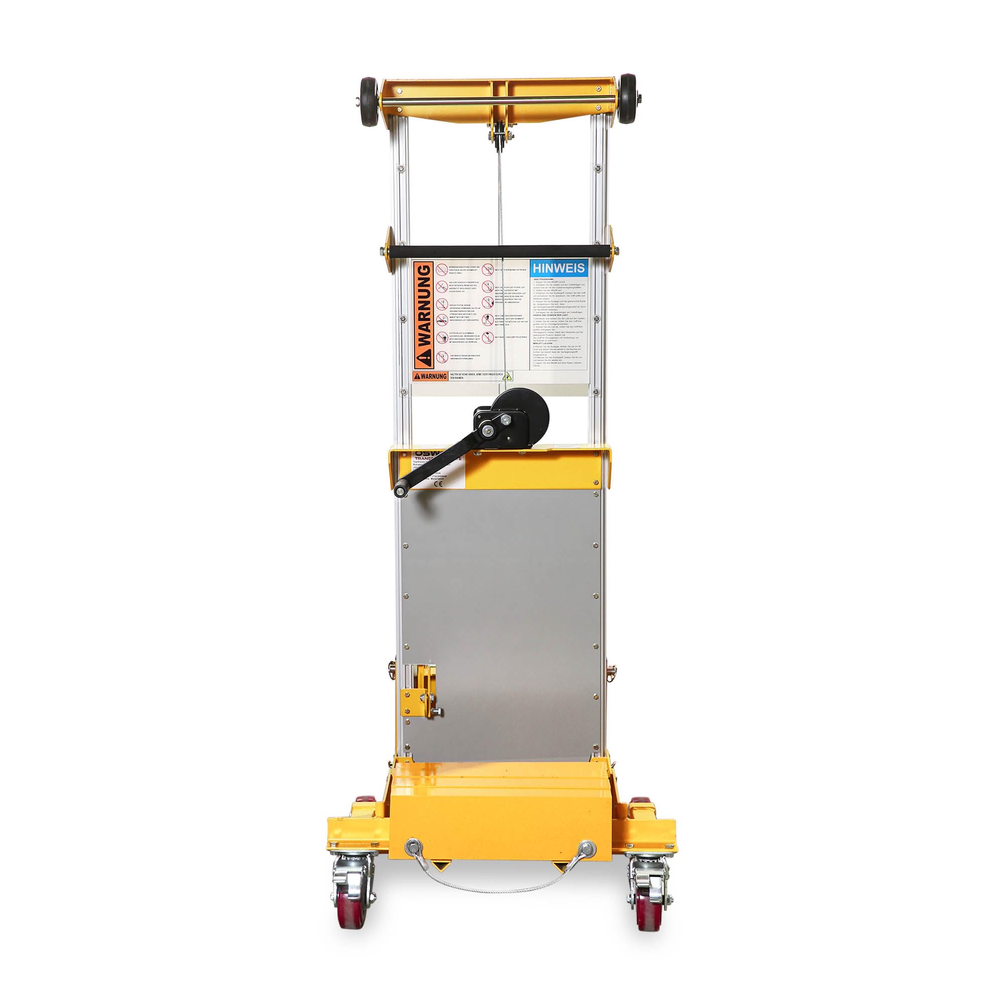 Materiallift AML181G mit Gegengewicht - 181 kg Tragkraft - 2.500 mm Hubhöhe - Handstapler