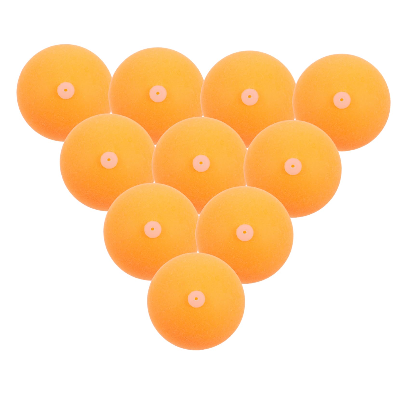 VICASKY 50pcs Silicone Plugged Punched Table Tennis Balls for Training Versatile Pong Balls with Punch Holes Compatible with Various Training Devices for Extended Practice Sessions