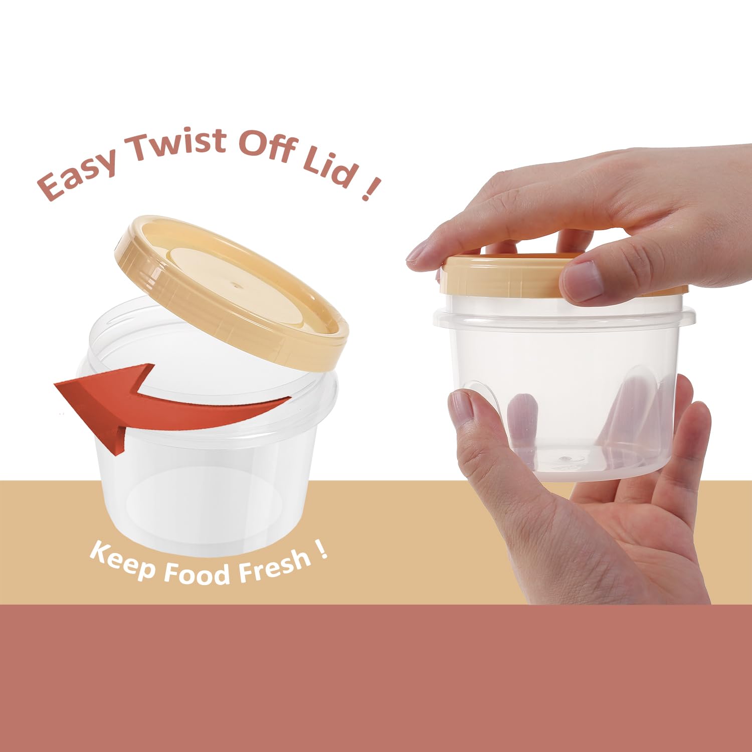 2点SET CONTAINER TABLE TOP 50L 74L BTSKY 2 Layer Stack & Carry Box, Plastic Multipurpose