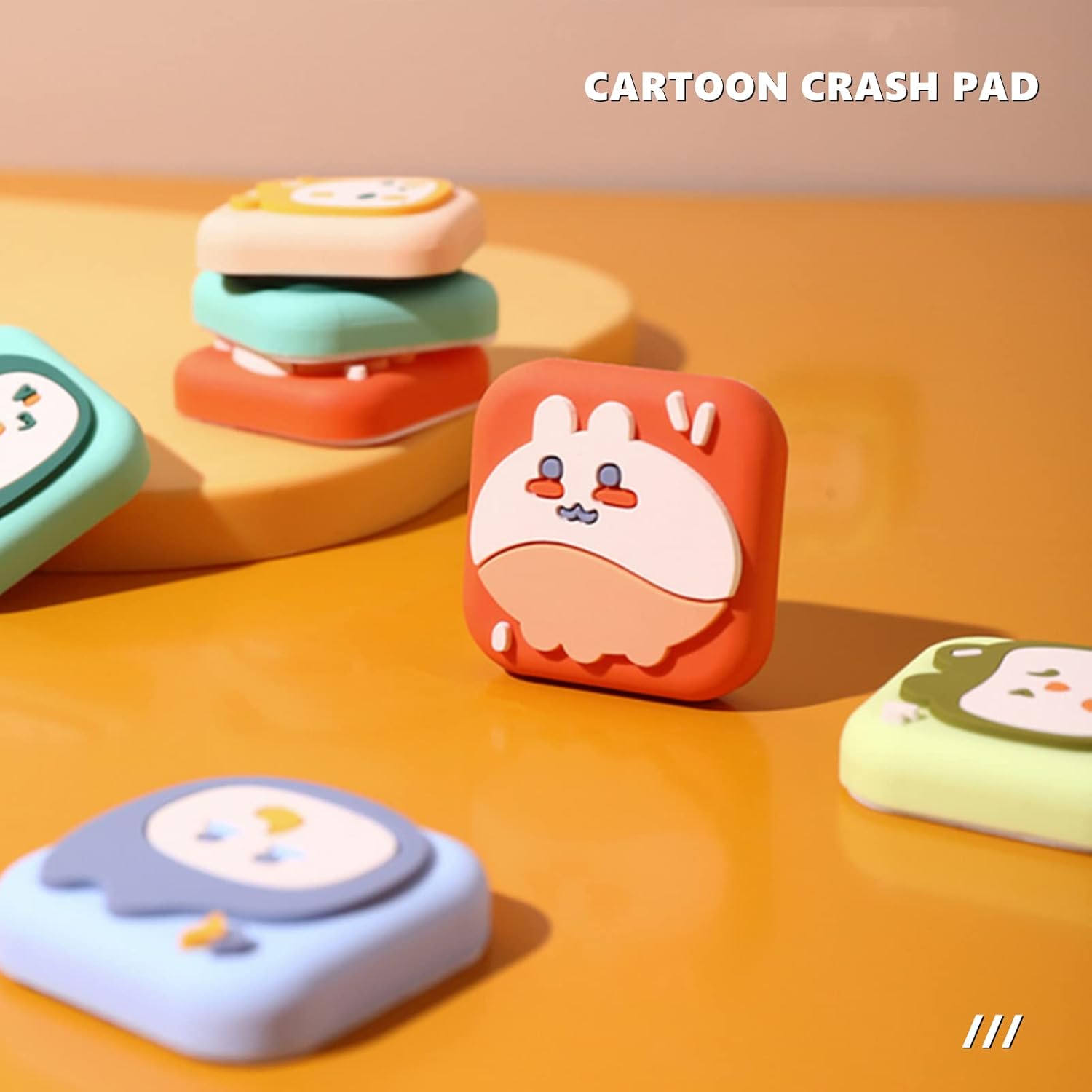 Amazon Crazy 🔥 Deals Door Handle Bumper Self-Adhesive Wall Protector Round Door Knob Wall Shield Rubber Cactus Buffer Crash Pads Door Stoppers for Furniture Crafts Glass Table, Pack of 4, Black