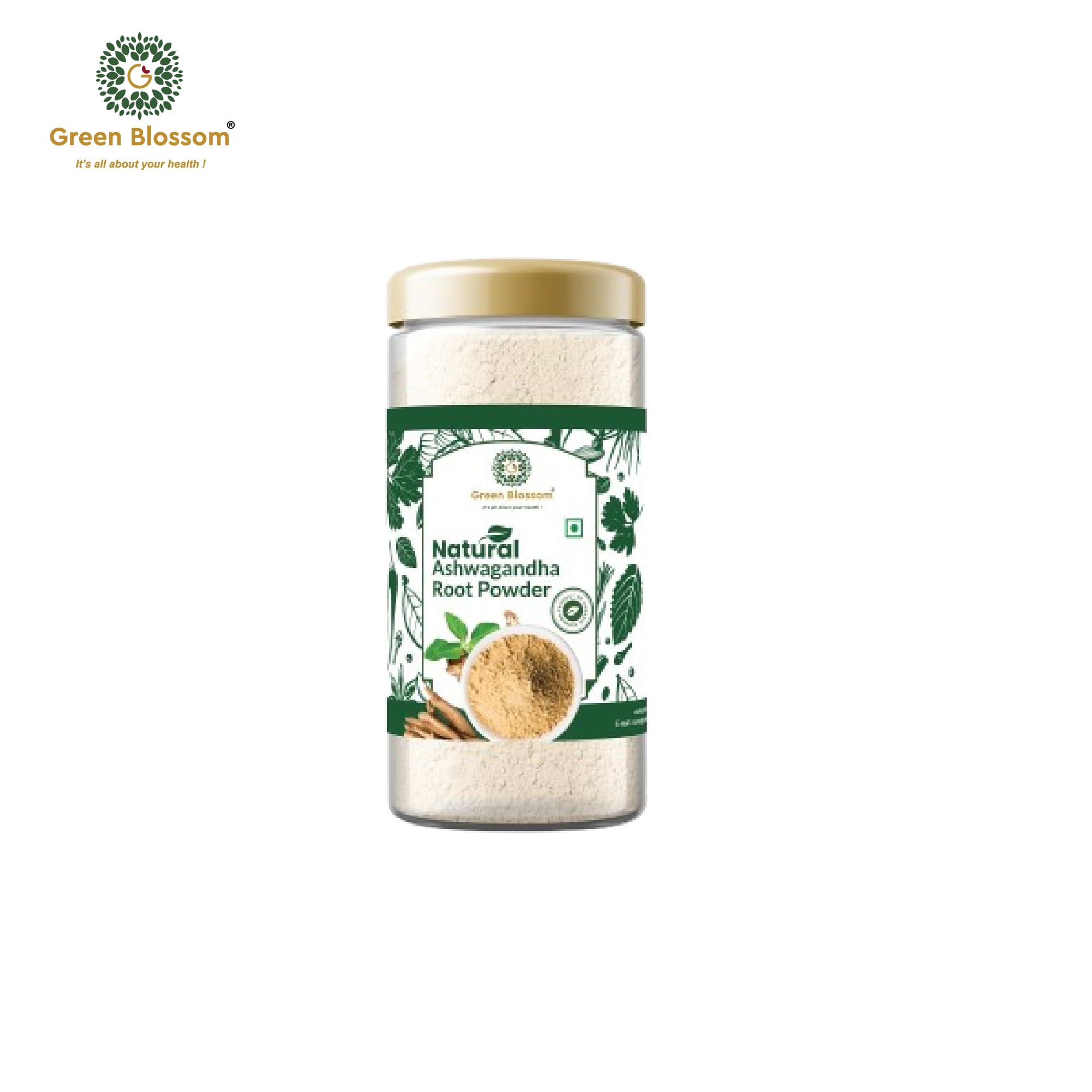 GREEN BLOSSOM Wheatgrass Powder (3 Packs),Organic Sunflower Seeds 750g (3 Jars) AND Herbal Wellness Powder | COMBO OF 3 1