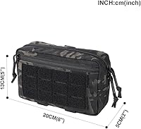 Vista 9 de EXCELLENT ELITE SPANKER Bolsa táctica Molle administrador para chaleco táctico pecho cintura paquete utilidad herramienta bolsa táctica EDC bolsa