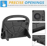 Vista 5 de Lainergie - Funda para Samsung Galaxy Tab A11/A9/A7 Lite de 8.7 pulgadas para niños, ligera, a prueba de golpes, con asa y soporte para Galaxy Tab