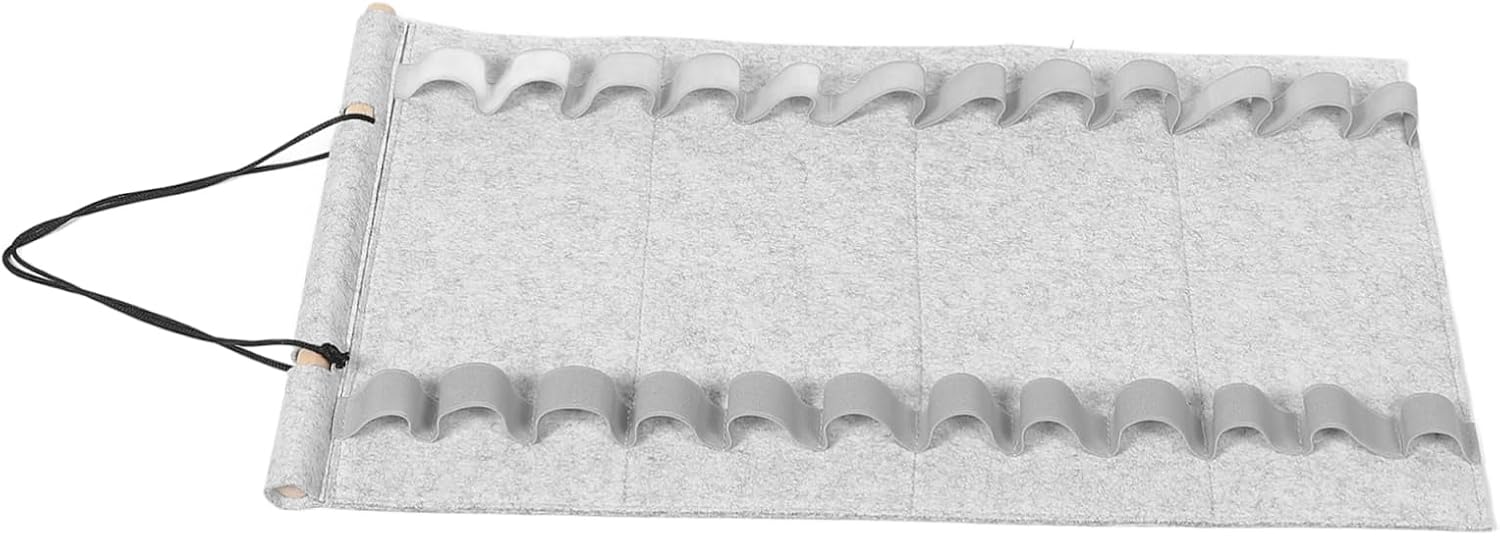Martial Arts Belt Display Rack Holds 12 Belts Floor Standing Felt Material for Dojo and Home Use