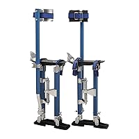 Vista 14 de Zancos para Paneles de Yeso de 24-40 Pulgadas de Altura Ajustable Elevadores Herramienta de Aluminio para Pintar Acabado Podar Ramas Limpiar