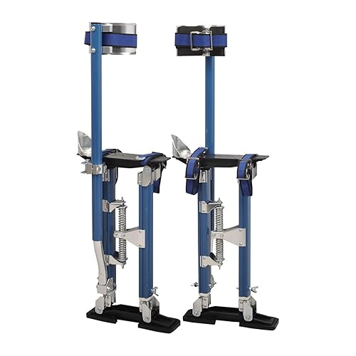 Zancos para paneles de yeso de 18 a 30 pulgadas de altura ajustable, herramienta de aluminio para pintura, acabado de poda, ramas de poda, limpieza,