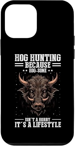 iPhone 12 mini Hog Hunting Quote for Hog Assassin and Pig Hunting Case