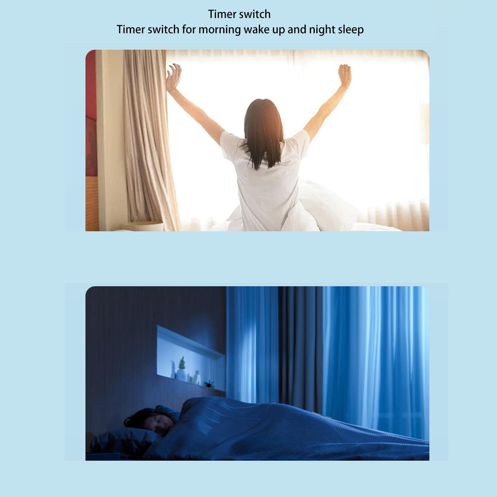 Apertura Automatica delle Tende, Tende Intelligenti con Telecomando, Controllo WiFi e Bluetooth, Motore Silenzioso, Compatibile con Assistant, Shortcuts, T Track, U Rail,