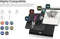 Vista 7 de XPPen Wireless Drawing Tablet Deco Pro LW 2nd, 11 Inch Bluetooth Computer Graphics Tablet with X3 Pro Stylus & Mini Key-dial, Digital Drawing Pad