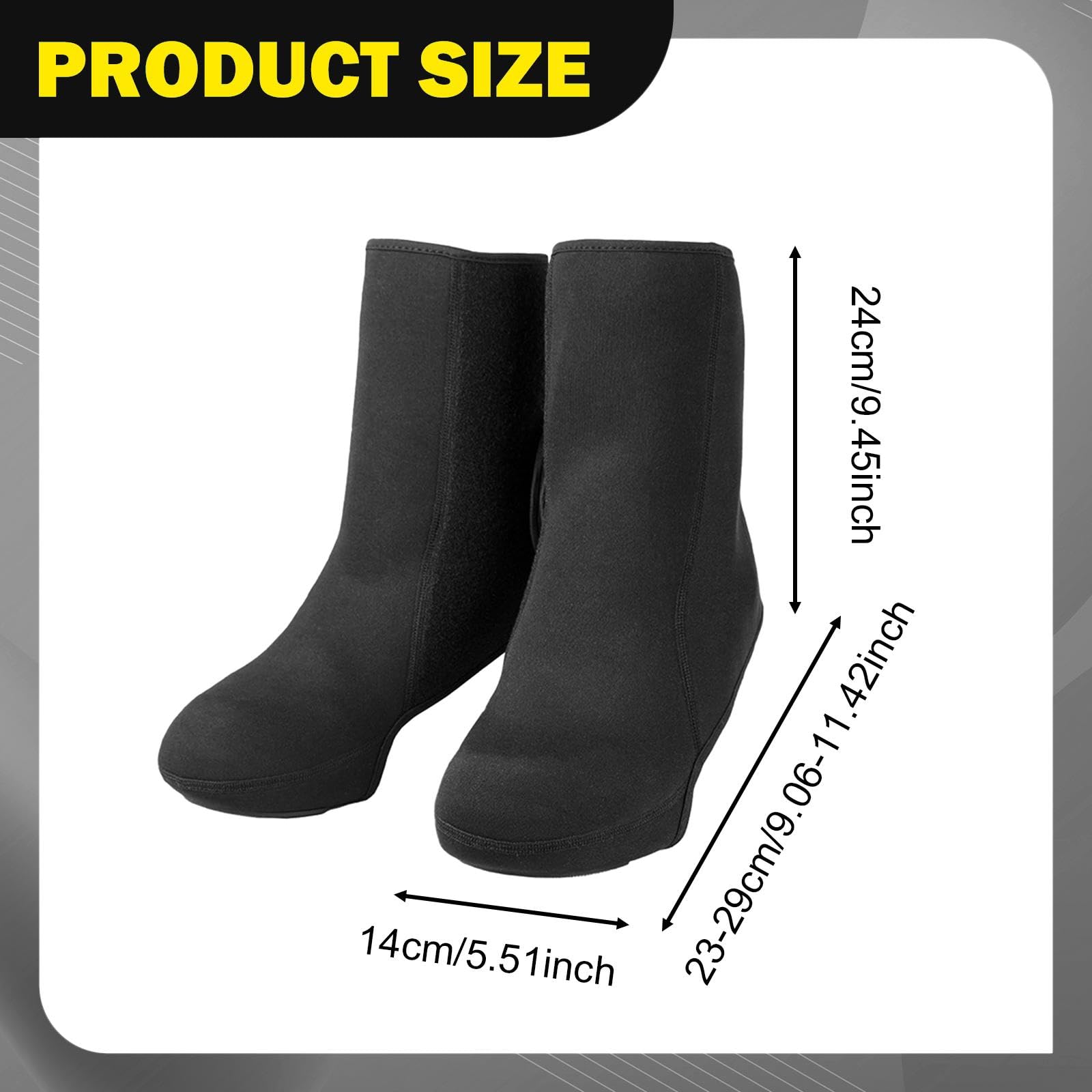 Gralara Cubrezapatillas de Ciclismo, Cubrezapatillas de Ciclismo para Correr, Baños de Hielo,