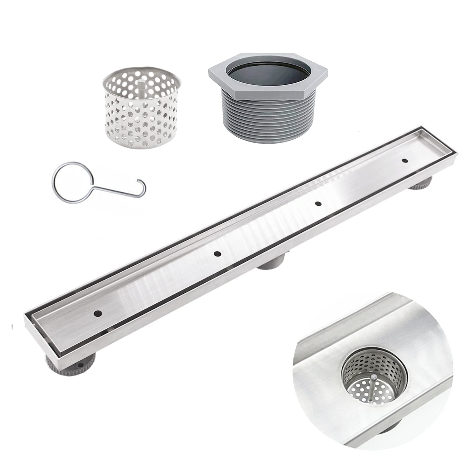 Buy Sharpeye 32 Inch Linear Shower Drain with Tile Insert Grate