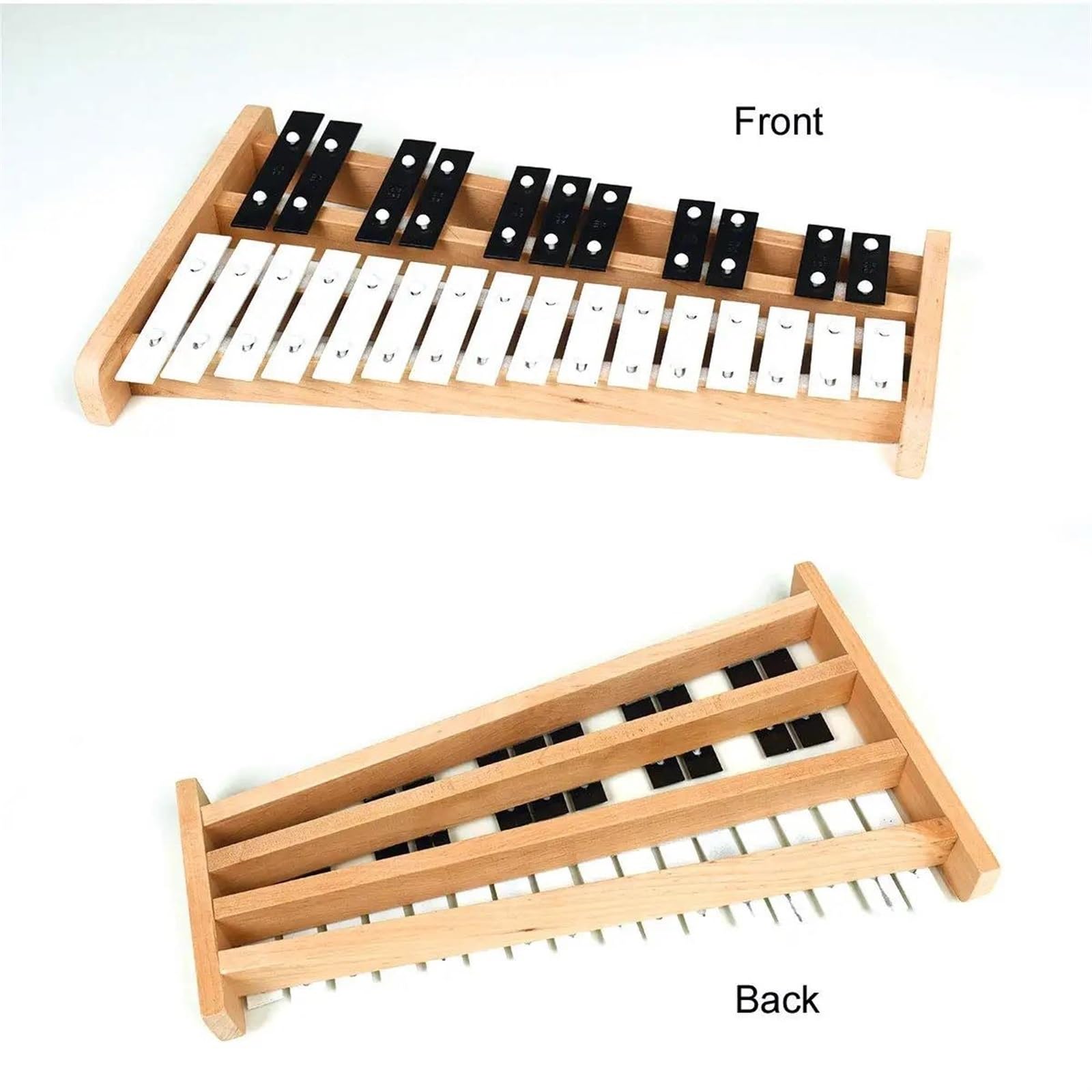 Xylophone Xylophone Professionnel En Bois Instruments De Percussion Xylophone Avec 25 Notes(Black)