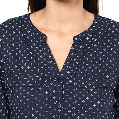 Image of Harpa Women Regular Fit Body Blouse Shirt