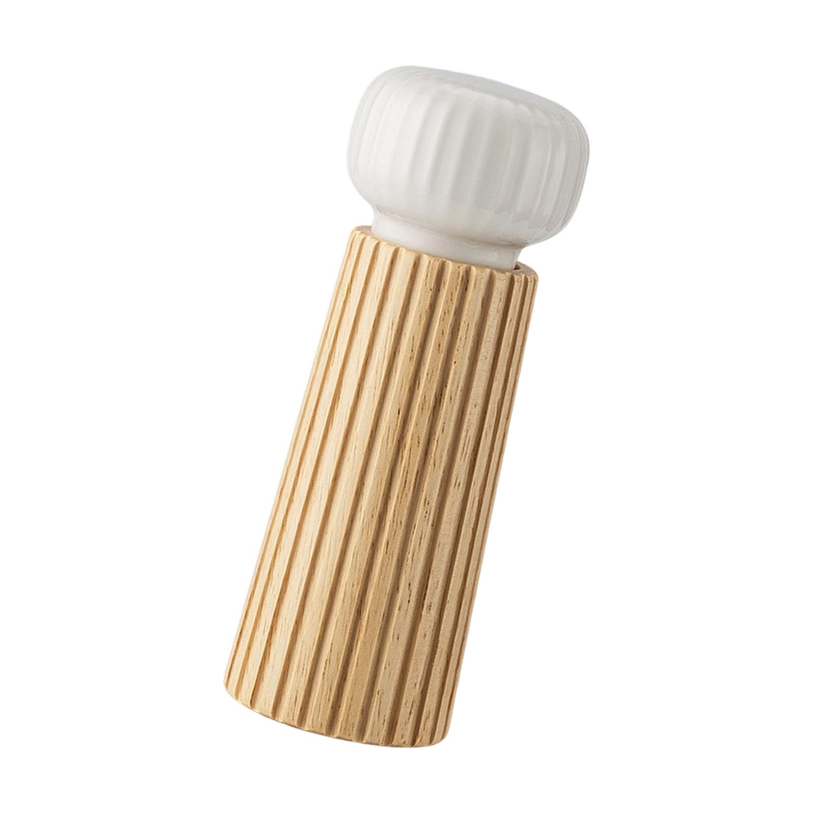 Oxxggkao Wooden Peppers Grinder Salts Mill with Ceramic Cores for Kitchen Spices Storage and Grinding Seasoning Bottle Earthenware Center Seasoning Mill