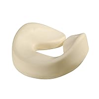 Vista 2 de Master Massage Almohada patentada de espuma viscoelástica ultra afelpada, almohada para reposacabezas, color beige