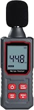 Decibel Meter Sound Level Reader 30-130dB Handheld Sound Level Meter SPL Meter with Capacitive Microphone Sensor HD Backlight Display Portable db Meter Decibel Monitoring Tester