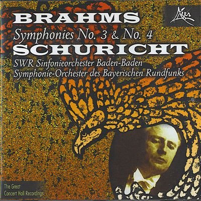 Brahms: Symphonies 3 & 4 [Audio CD]