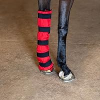 Vista 3 de Dura-Tech Envoltura de gel extra alta para piernas para caballos Tamaño FS Enfriamiento relleno de gel para toda la pierna Ideal para lesiones
