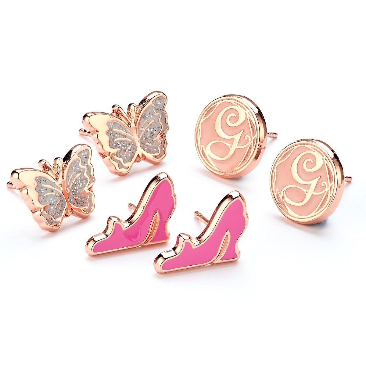 Wicked Glinda - Butterfly Unisex Pendiente Plateado
