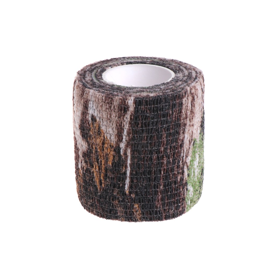 ljhnba Camouflage Tape Wrap Strip Camouflage Self-Adhesive Wrap Bandage Outdoor Hunting Tool