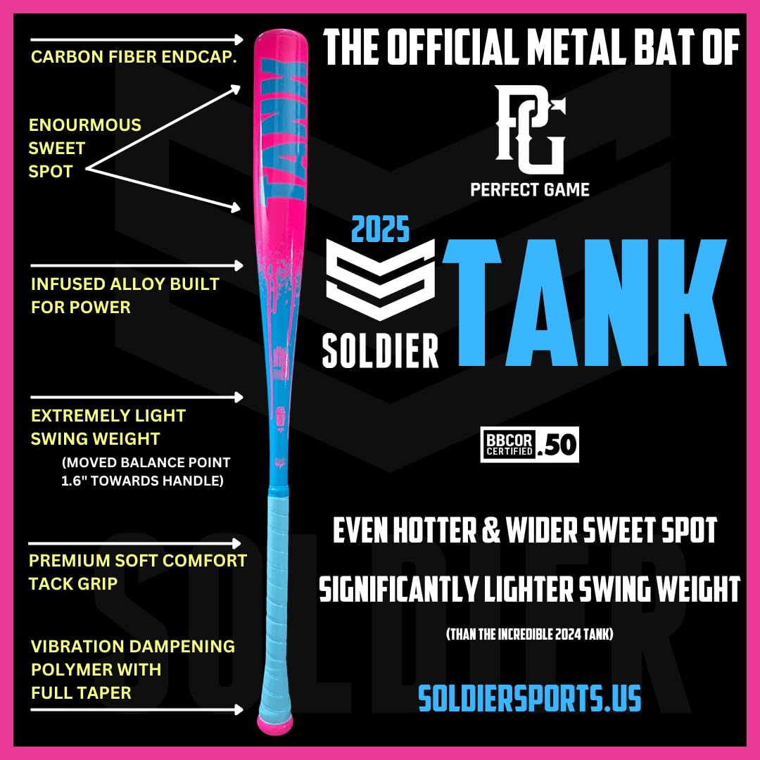 2025 Soldier Tank BBCOR Baseball BAT 32/29 | 32