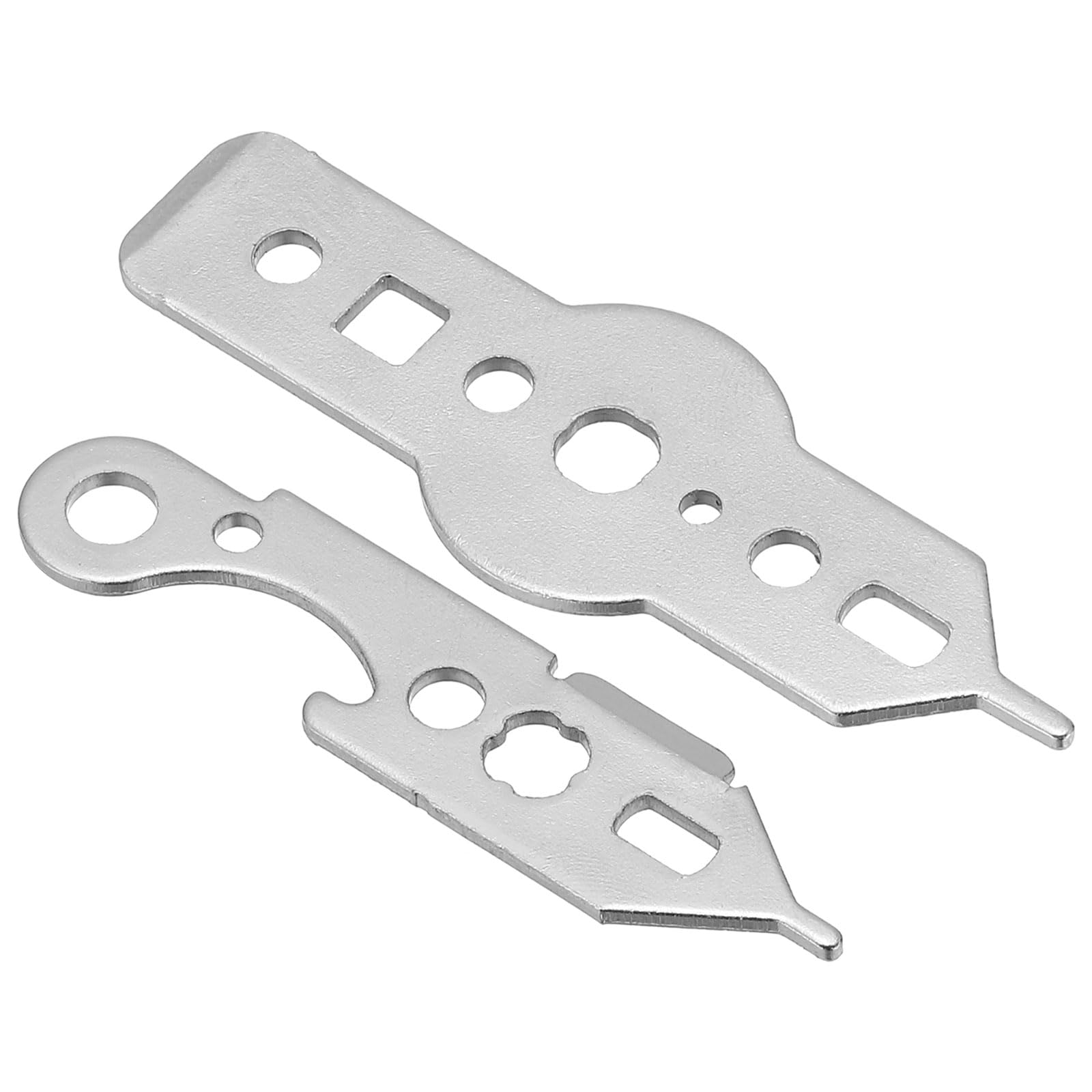 PATIKIL Dart Wrench Tool Kit, Set of 2 Multi-Purpose Dart Accessories for Aluminum Rod and Dart Head Tips, Silver Tone