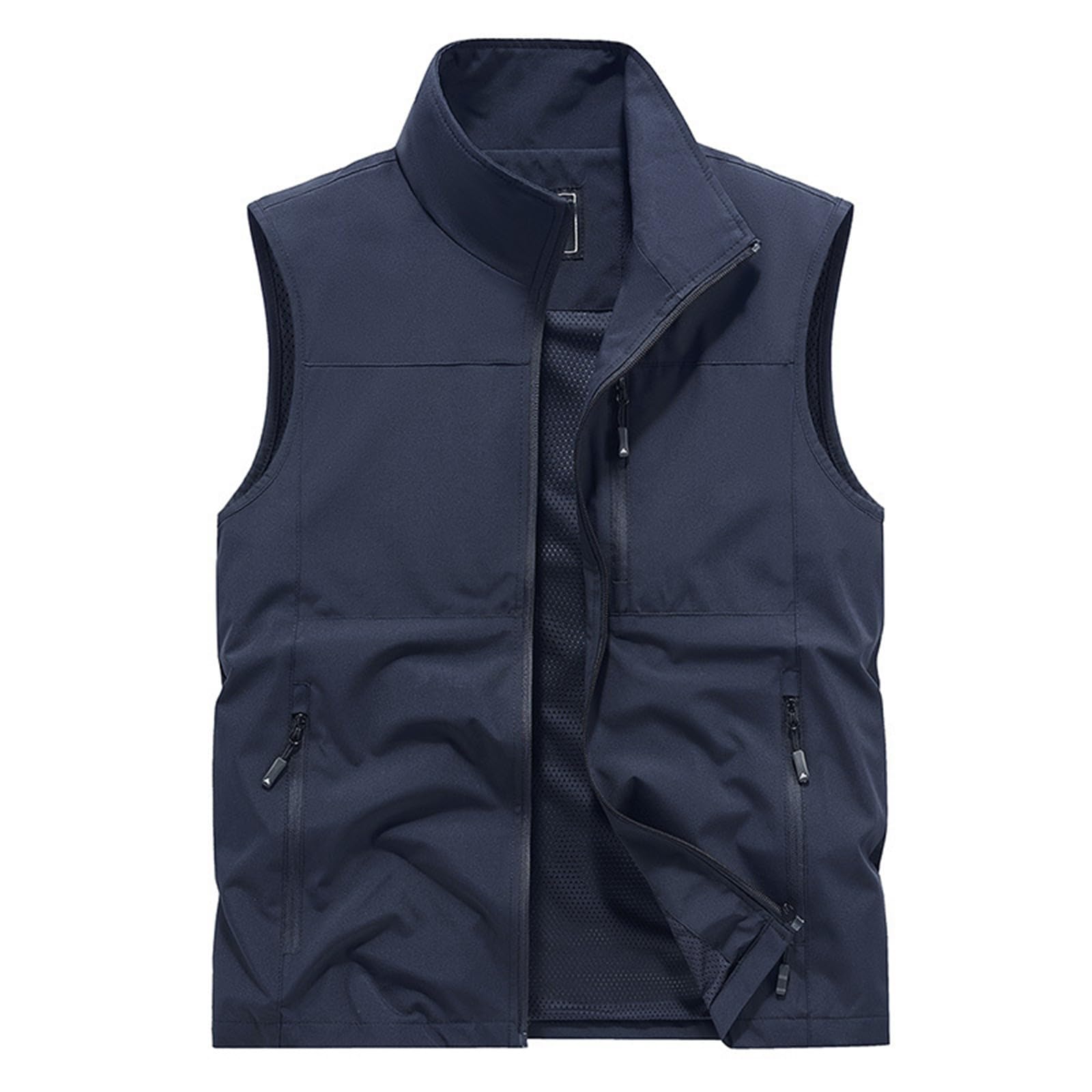 Gilet d'été pour homme coupe-vent softshell séchage rapide léger respirant pêche cargo