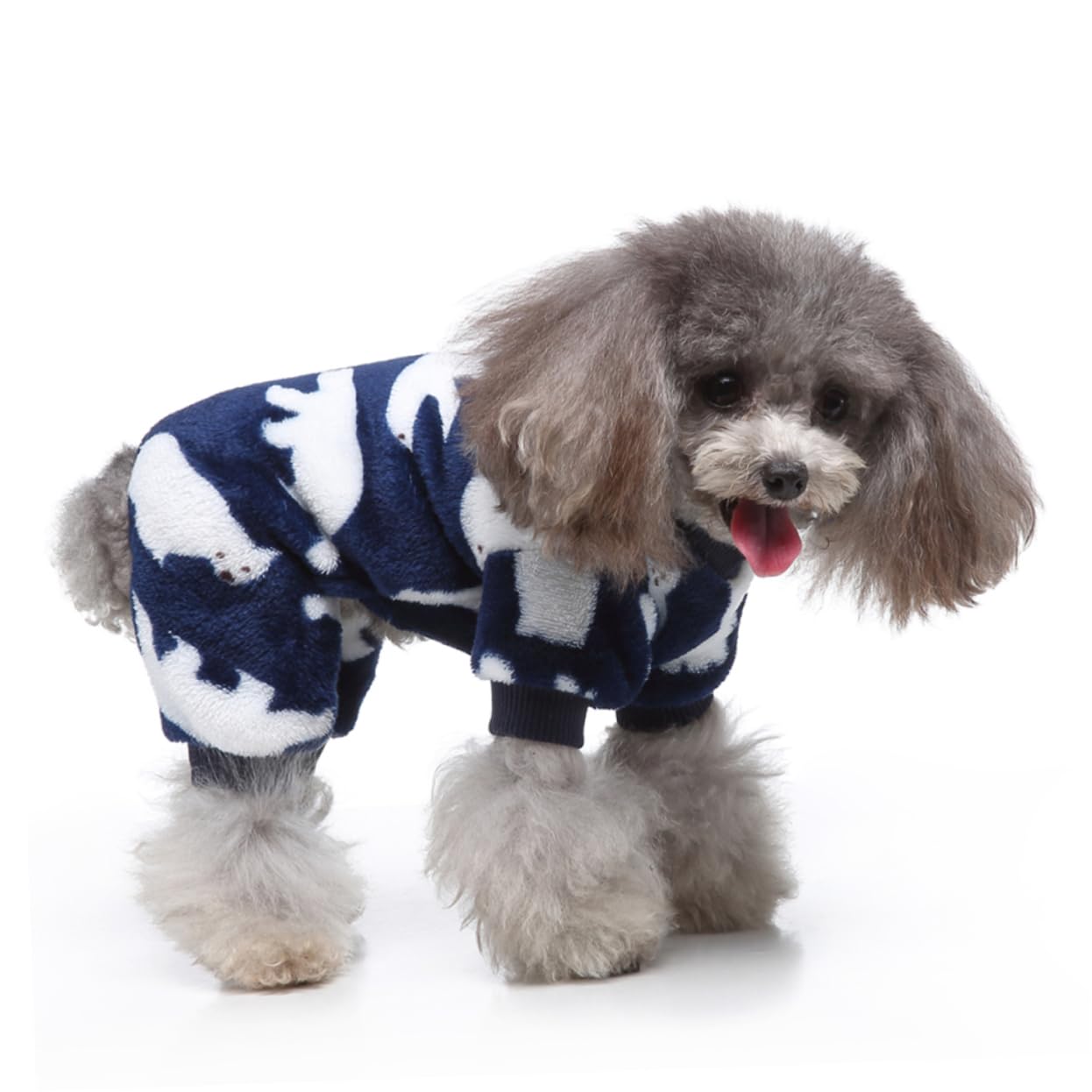 Amazon | 1ピース 犬 パジャマ 冬 犬 服 通気性 犬 服 犬 スーツ 