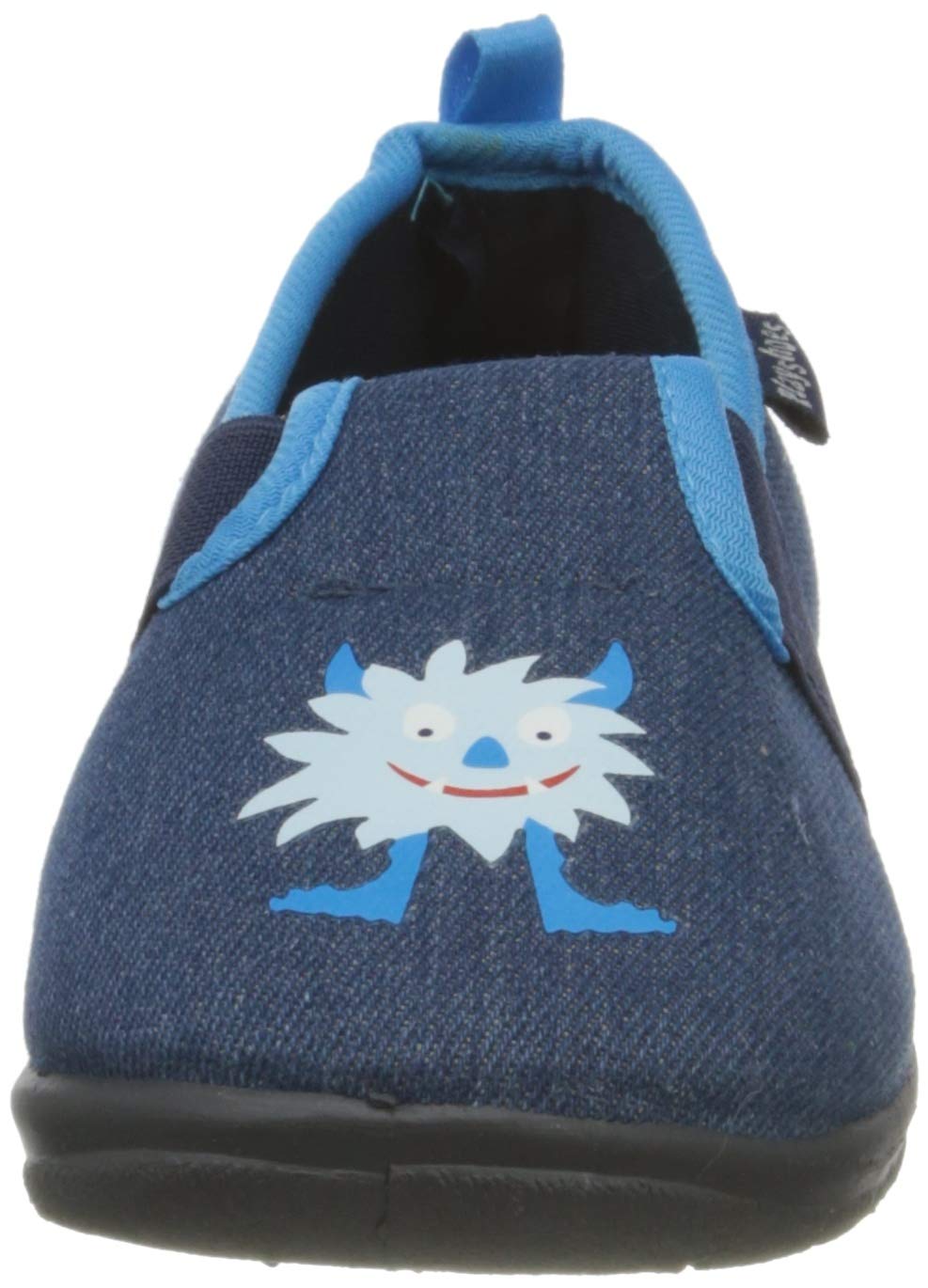 Playshoes Uniseks - dzieci Hausschuh MonsterButy typu mule