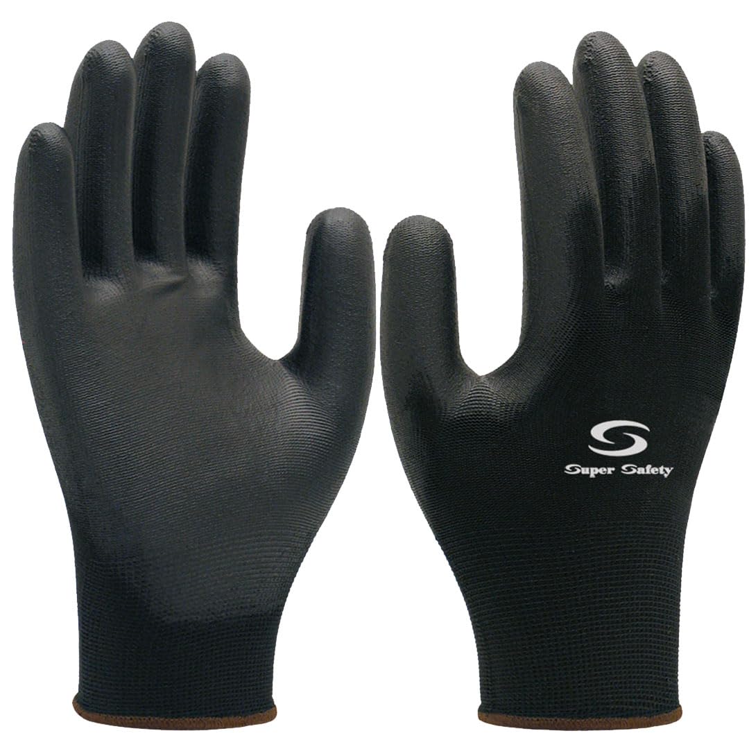 Super Safety - LUVA PU (1003) - TAM. 8- CA 32034 S039 : Amazon.com