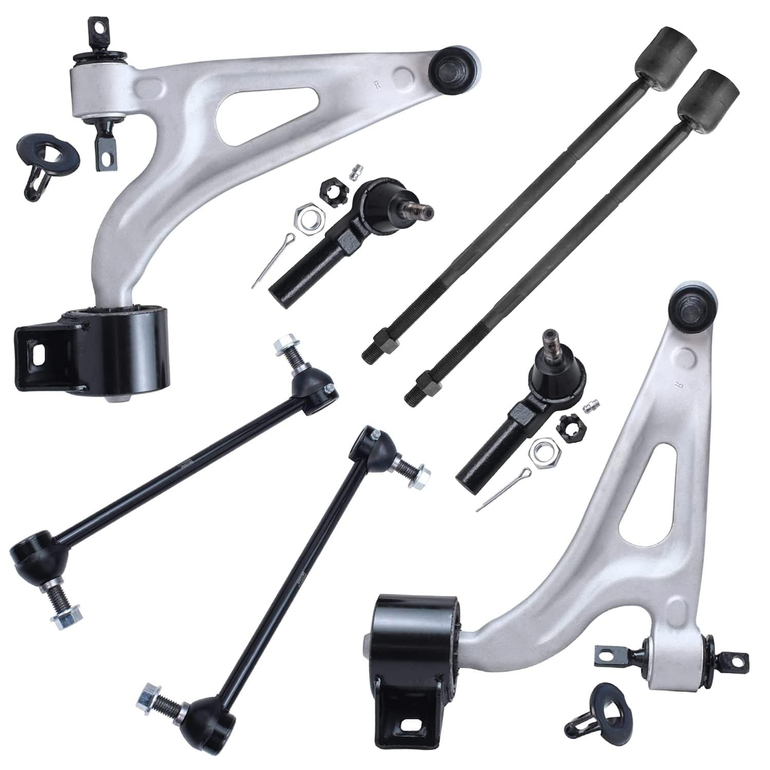 Detroit Axle - Front 8pc Control Arms Kit for 04-07 Ford Freestar