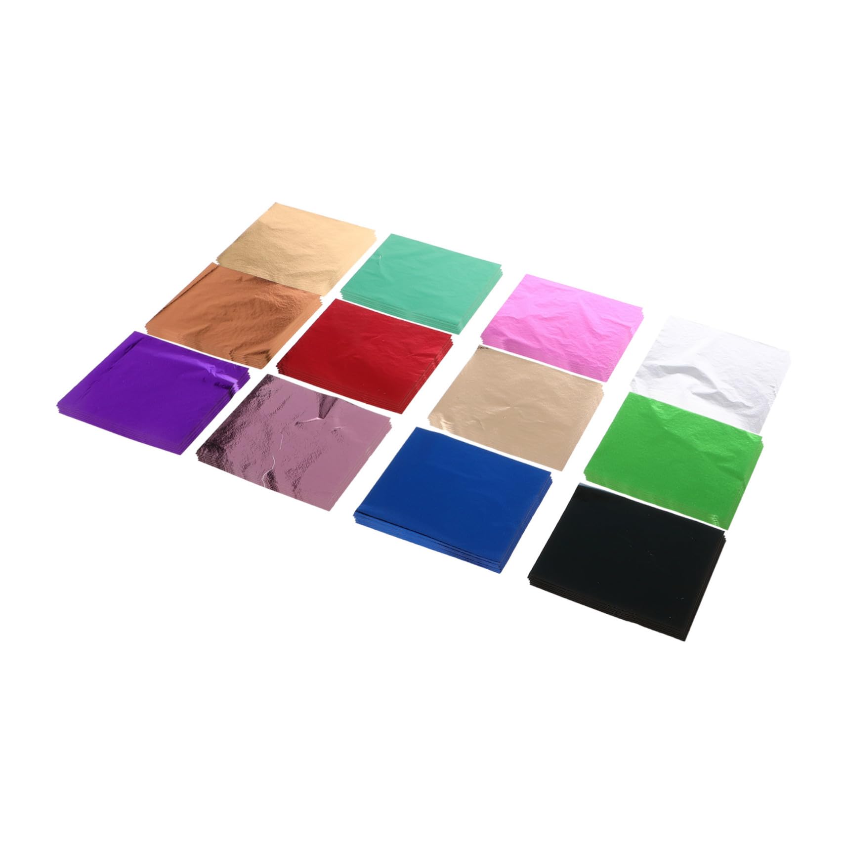 Imitations Blattgold Papier 240 Stück 12-farben zum Basteln