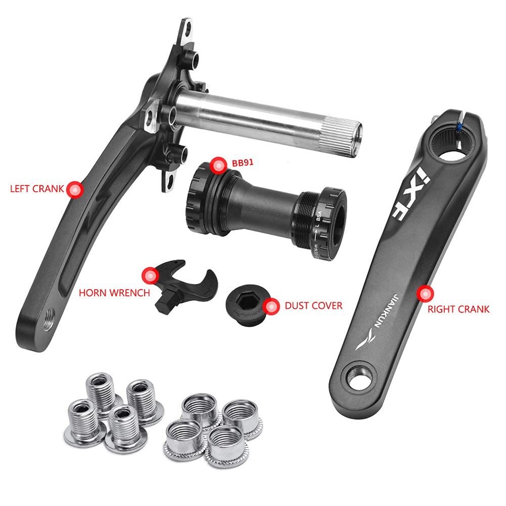 Pédalier Vélo En Alliage CNC IXF 170mm – Bras De Manivelle Et Plateau BCD104, Pour VTT/route, Neuf