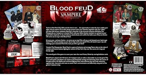 Miniatura 2 de Everything Epic Vampire: The Masquerade - Blood Feud a Mega juego de mesa | Everything Epic | 4 a 32 jugadores