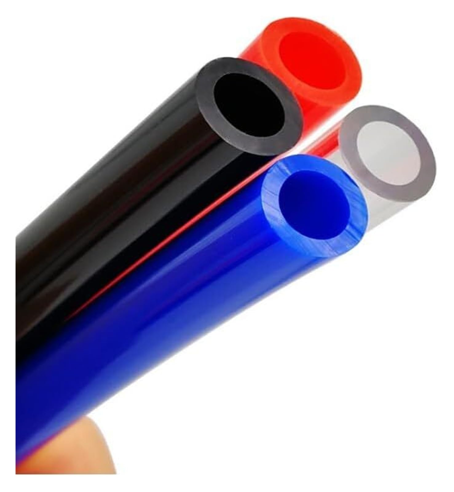 Tubo de tubería de poliuretano neumático Manguera neumática de aire multicolor de varios tamaños(Blue 20meter,12X8mm)
