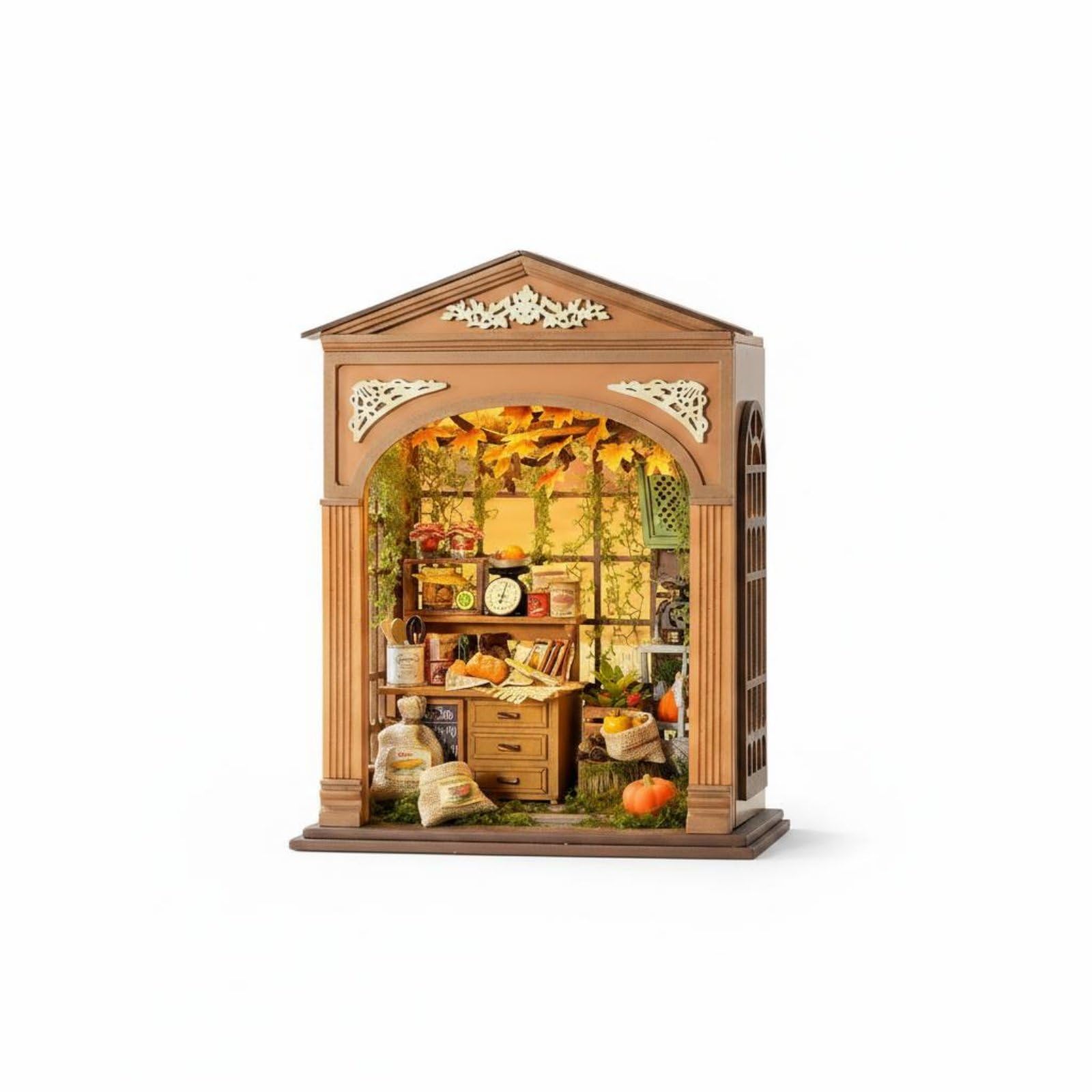 Jiuvaso Modellino Casa in Miniatura Kit Fai da Miniatura Stanza Mini Casa Artigianale Progetto Rilassante con Assemblaggio Manuale Adatto a Adulti Pazienti Hobbisti Decorazione