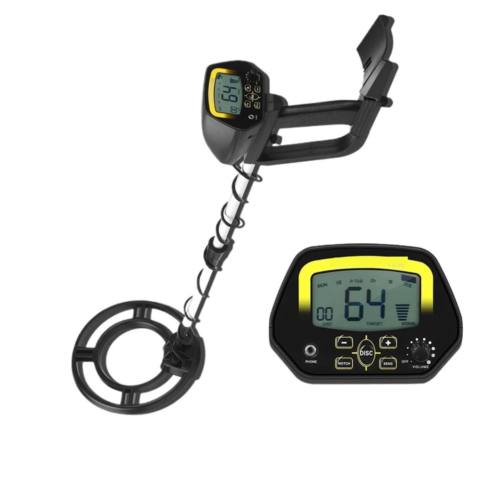 JVDDI High Sensitivity Metal Detector Professional Underground Gold Detectors Pinpointer Detecting Jewelry Treasure Hunter