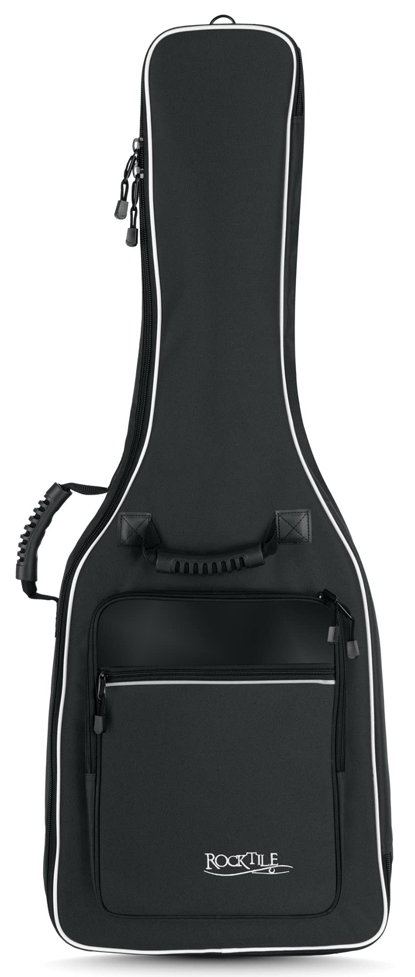 ROCKTILE Custodia Classica Per Chitarra 1/2 (gigbag imbottito, set zaino, 2 tasche esterne) nera