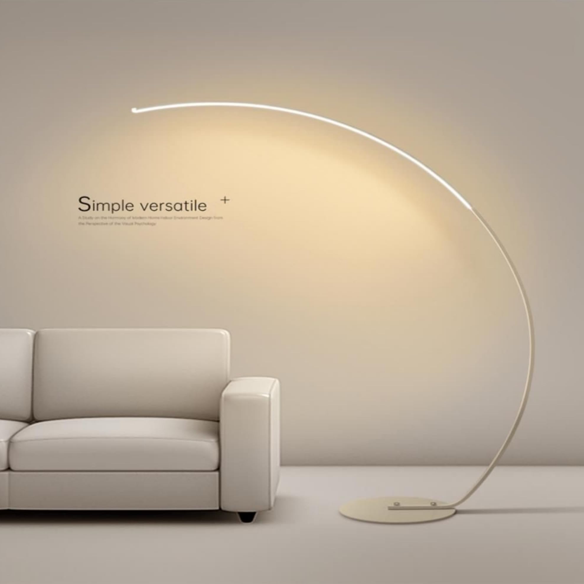 アーチ型フロアランプ　ホワイト アーチ型フロアランプ ACM (Living in Comfort) | ニトリネット