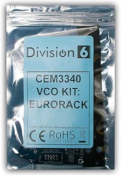 Division 6 CEM3340 VCO DIY Kit - Eurorack Oscillator DIY Kit