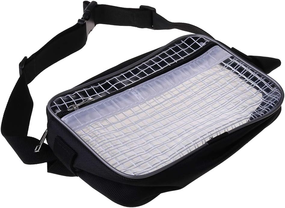 Cleanroom Bag,Anti-Static Cleanroom Clear Tool Bag Full Cover PVC for Engineer Waist Bag Fanny Pack