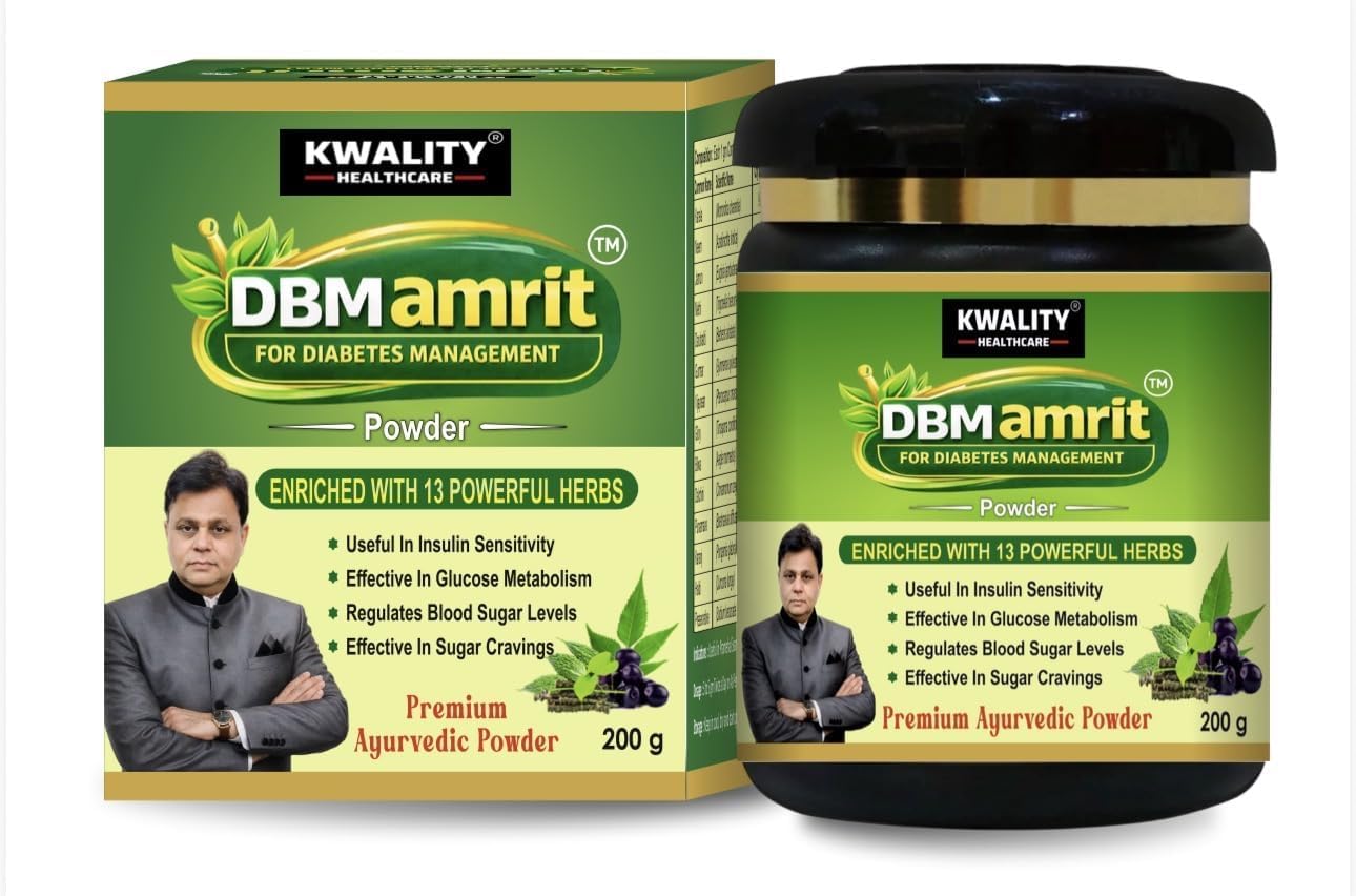 DBMamrit Herbal Powder 200g | 13 Ayurvedic Herbs with Gudmar, Vijaysar, Neem & Methi | AYUSH Approved-image-18