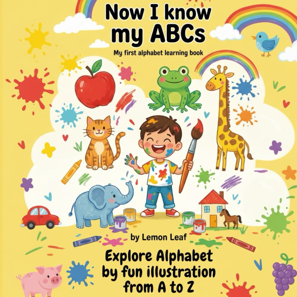Now I know my ABCs: My first Alphabet learning book