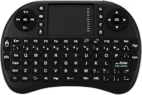Mini Teclado Wireless 2,4 GHz com Touchpad Retroiluminado para PC, Smart TV, Android – Compatível Notebook, Console – Design Portátil e Recarga USB – Storeasy