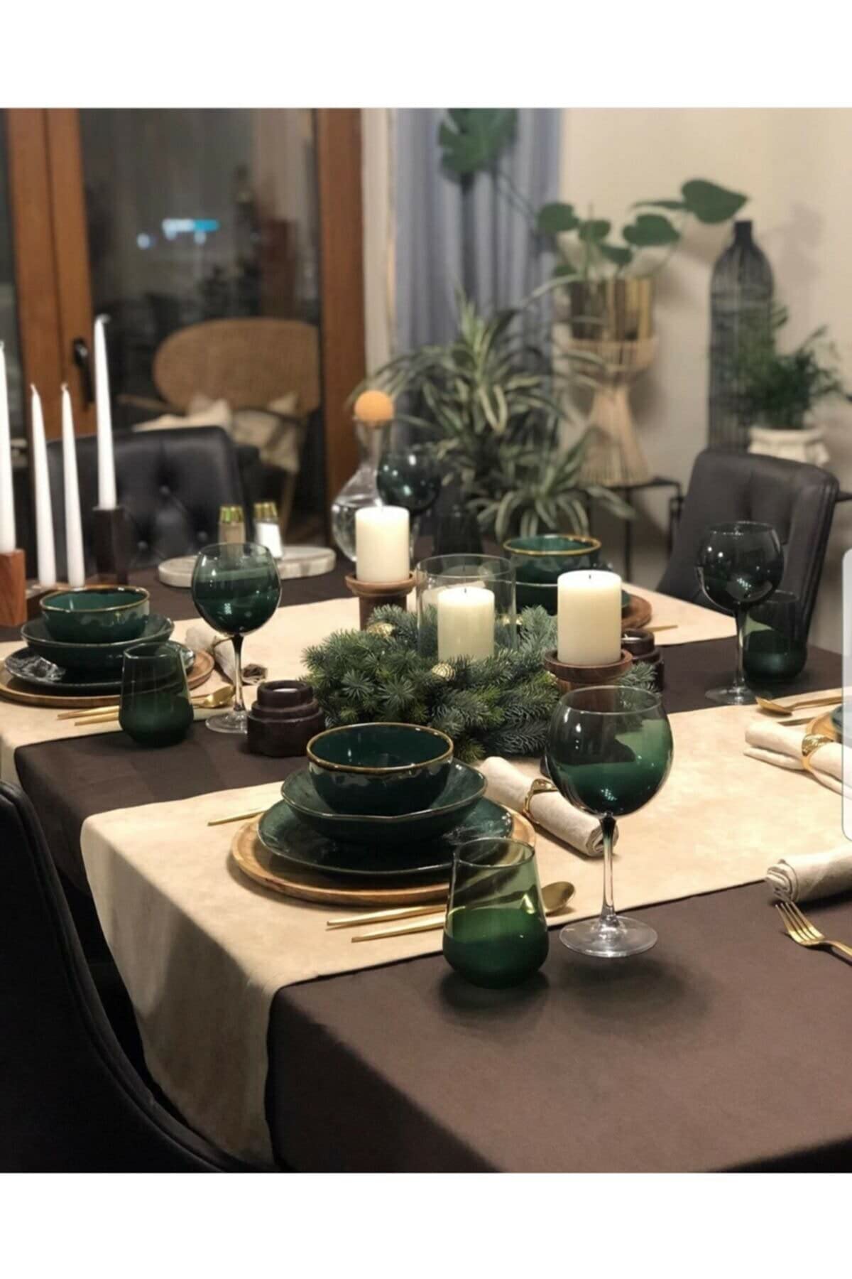 PIONTE Table Runner, Cotton Linen Table Runners 60 inches Long, Table Decorations for Party. (16x60)